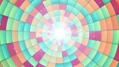 circular colorful segments loopable background