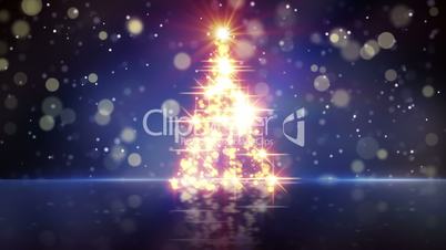 christmas tree shape of glares loopable