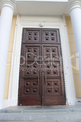 massive church doors