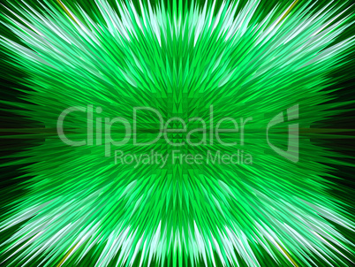 green abstract background with sharp thorns