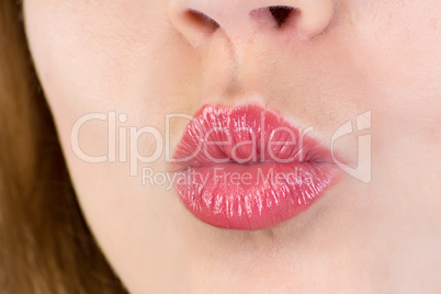 Image of the woman's lips
