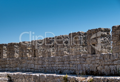 Ancient Stone Fortress Wall