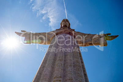 Jesus Christ Monument Cristo-Rei Lisboa in Lisbon