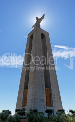 Jesus Christ Monument Cristo-Rei Lisboa in Lisbon