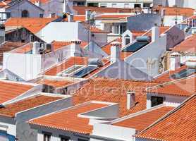White Houses and Red Tile Roofs