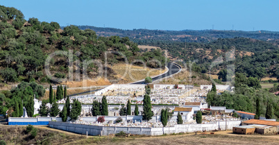 Catholic Cemetery near Small Town