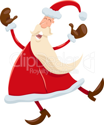 santa claus cartoon illustration