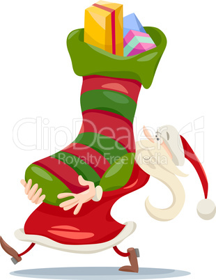 santa claus christmas cartoon