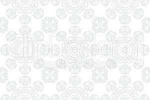 Ethnic pattern. Abstract kaleidoscope  fabric design.