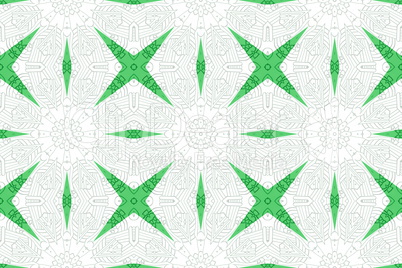 Ethnic pattern. Abstract kaleidoscope  fabric design.