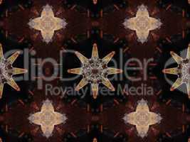 Ethnic pattern. Abstract kaleidoscope  fabric design.