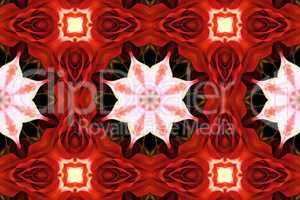 Ethnic pattern. Abstract kaleidoscope  fabric design.