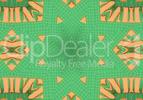 Ethnic pattern. Abstract kaleidoscope  fabric design.