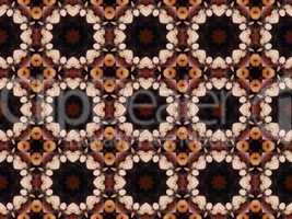 Ethnic pattern. Abstract kaleidoscope  fabric design.