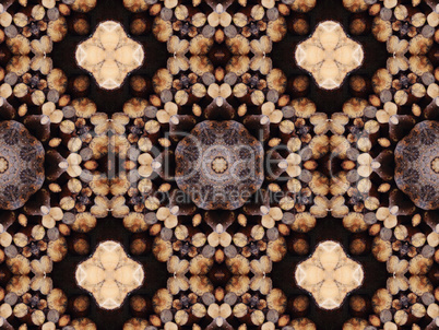 Ethnic pattern. Abstract kaleidoscope  fabric design.