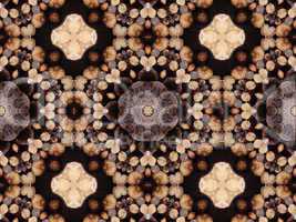 Ethnic pattern. Abstract kaleidoscope  fabric design.