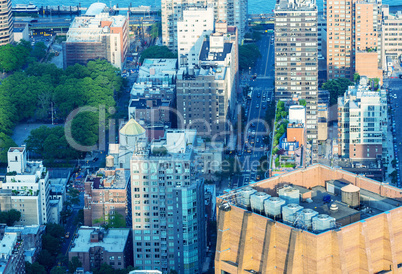 Aerial view of Midtown Manhattan - New York City
