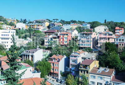 Homes and skyline of Istanbul