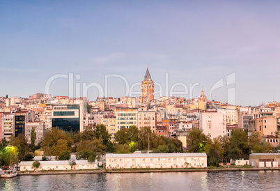 Beyoglu skyline with Galata Tower, Istanbul