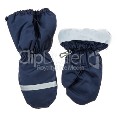 Children's autumn-winter mittens