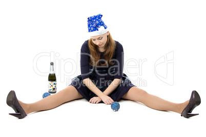 Photo of woman after christmas party