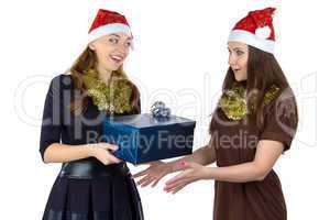 Image of two women with the gift
