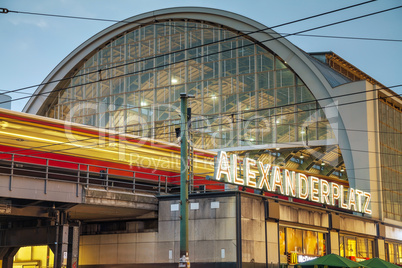 Alexanderplatz subway station in Berlin