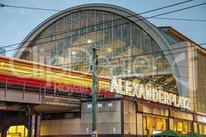 Alexanderplatz subway station in Berlin