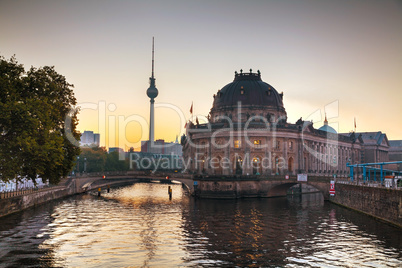Berlin cityscape early in the morning Berlin cityscape early in the morning