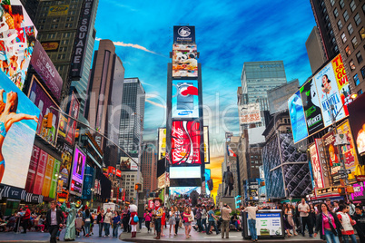Times square in New York City