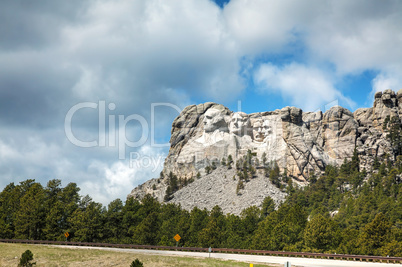 Mount Rushmore monument in South Dakota