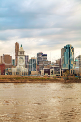 Cincinnati downtown overview