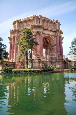 The Palace of Fine Arts in San Francisco