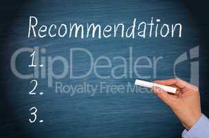 Recommendation