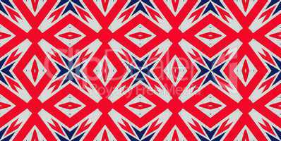 Ethnic pattern. Abstract kaleidoscope  fabric design.