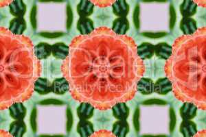 Ethnic pattern. Abstract kaleidoscope  fabric design.