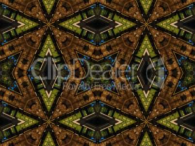 Ethnic pattern. Abstract kaleidoscope  fabric design.