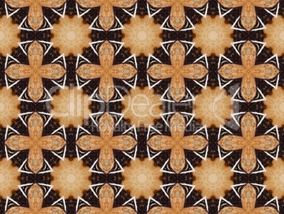 Ethnic pattern. Abstract kaleidoscope  fabric design.