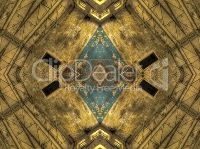 Ethnic pattern. Abstract kaleidoscope  fabric design.