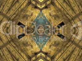 Ethnic pattern. Abstract kaleidoscope  fabric design.