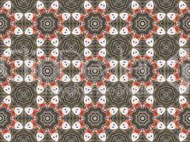Ethnic pattern. Abstract kaleidoscope  fabric design.