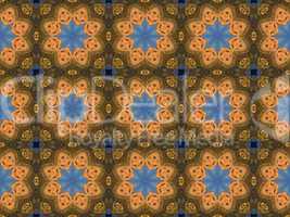 Ethnic pattern. Abstract kaleidoscope  fabric design.