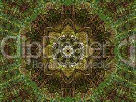 Ethnic pattern. Abstract kaleidoscope  fabric design.