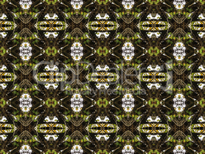 Ethnic pattern. Abstract kaleidoscope  fabric design.