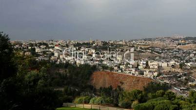 Panorama the old city Jerusalem