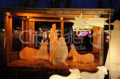 Weihnachtskrippe in Erbach, Odenwald