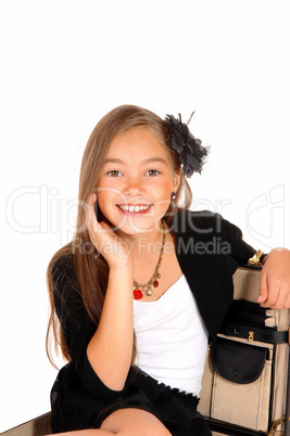 Closeup of young girl.