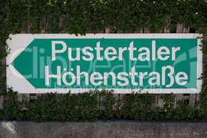 Hinweisschild