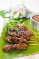 Asian food satay