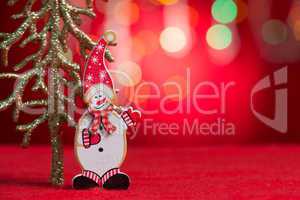 Christmas decoration with copy space